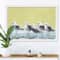 Sunny Seagulls 20" x 30" White Framed Print Under Plexiglass